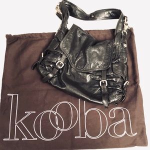 Kooba leather shoulder bag
